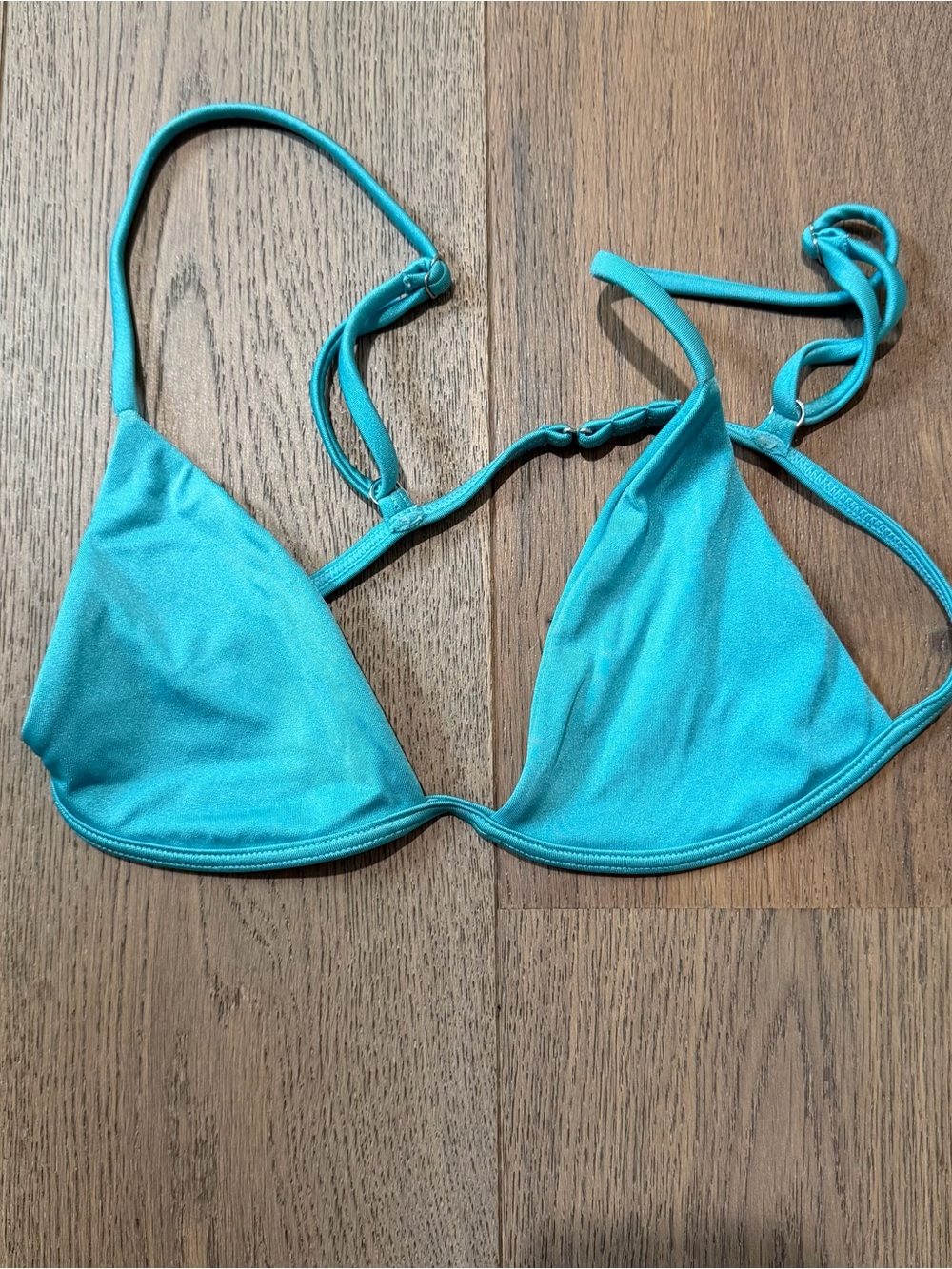 Frankie’s Bikinis- aqua top